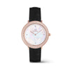 Daniel Wellington Crystalline Bezel Black Croc Rose Gold Watch