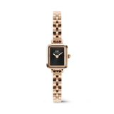 Daniel Wellington Quadro Mini Arch 3-link Onyx Sunray Rose Gold