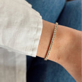 4.00ct TW Diamond Tennis Bracelet in 9ct Yellow Gold