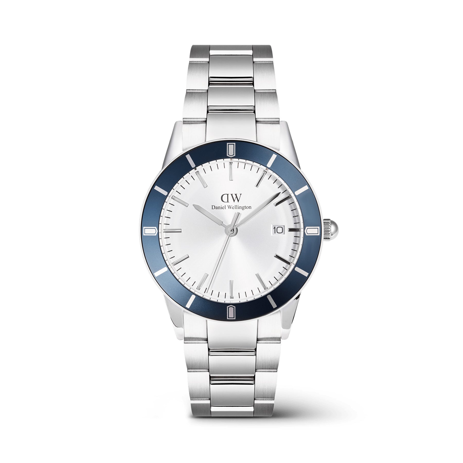 Daniel Wellington Iconic Paradigma Link Blue Bezel Watch