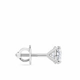 Brilliance 1.50ct TW Diamond Solitaire Earrings in 18ct White Gold