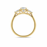 1917™ 1.36ct TW Diamond Three Stone Engagement Ring in 18ct Yellow Gold