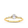 Everlasting Promise 0.33ct TW Oval Lab-Grown Diamond Ring in 9ct Yellow Gold
