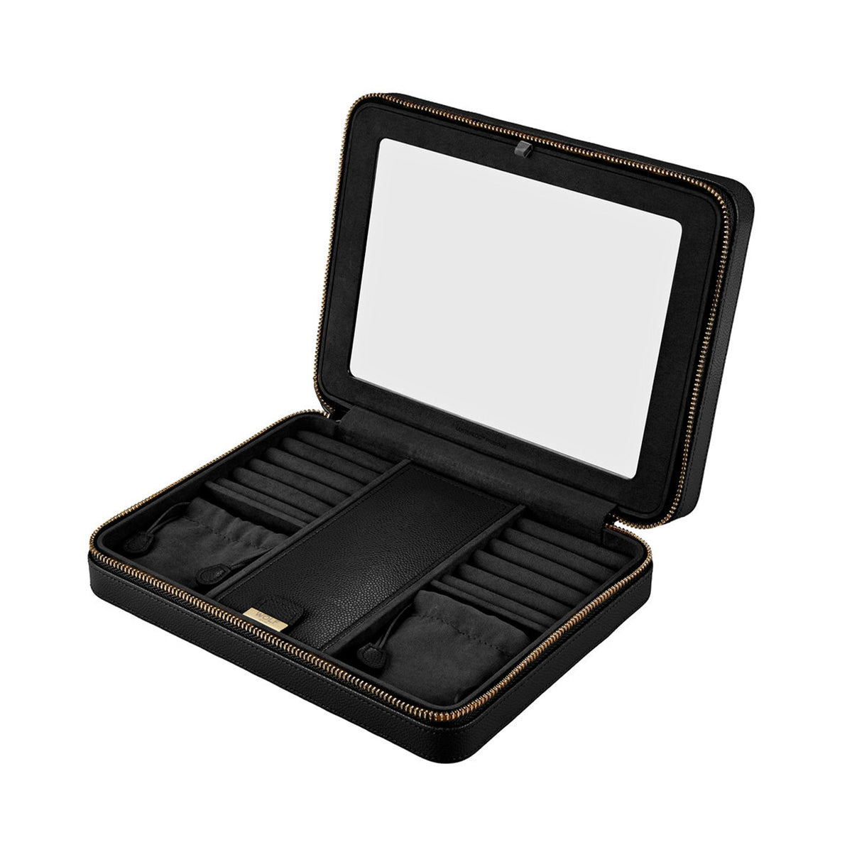 WOLF Lauren Large Zip Case Black 347502