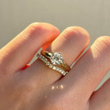 0.50ct TW Diamond Contour Wedding Band in 18ct Yellow Gold