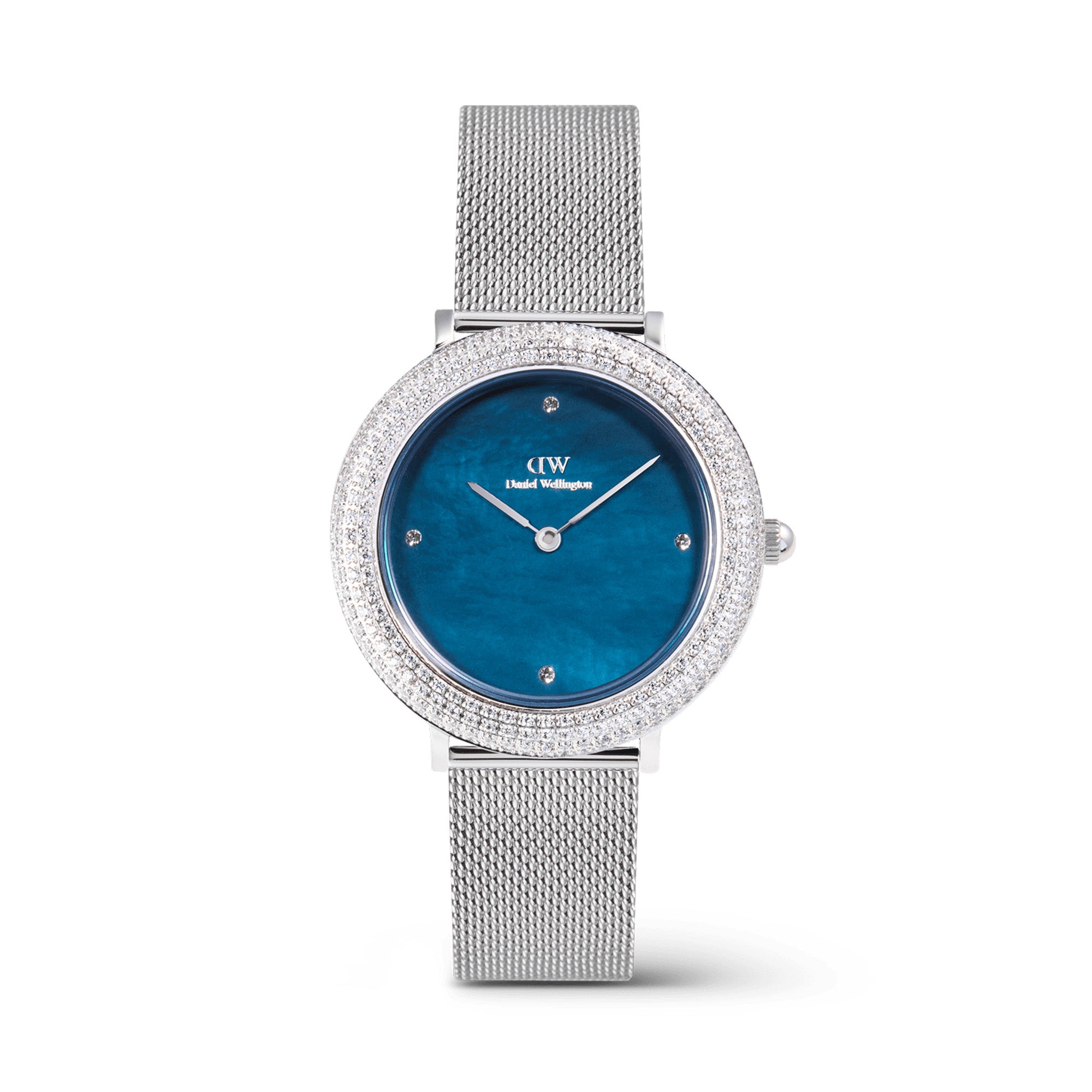 Daniel Wellington Crystalline Bezel Sterling Blue Watch