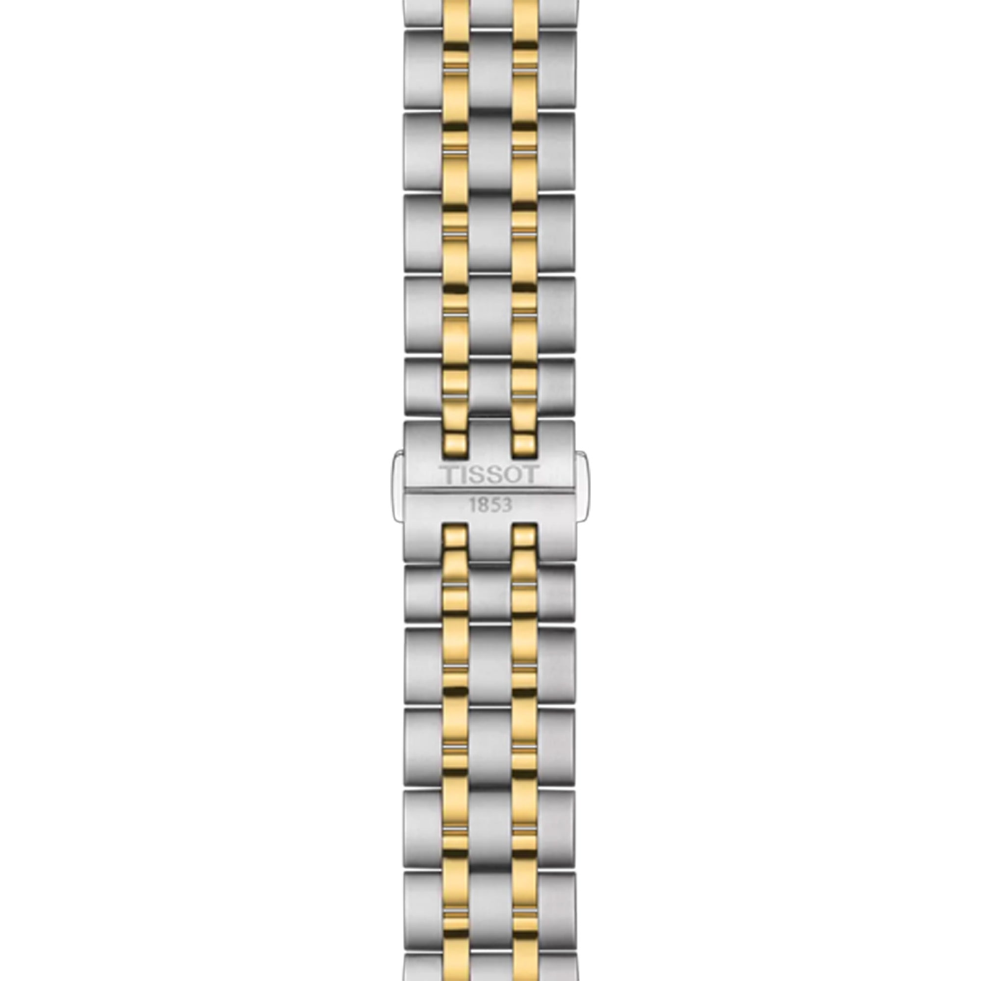 Tissot Stainless Steel & Yellow IP Mens Classic Dream T129.410.22.031.00
