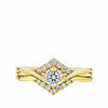 Everlasting Promise 0.50ct TW Round Brilliant Lab-Grown Diamond Ring Set in 9ct Yellow Gold