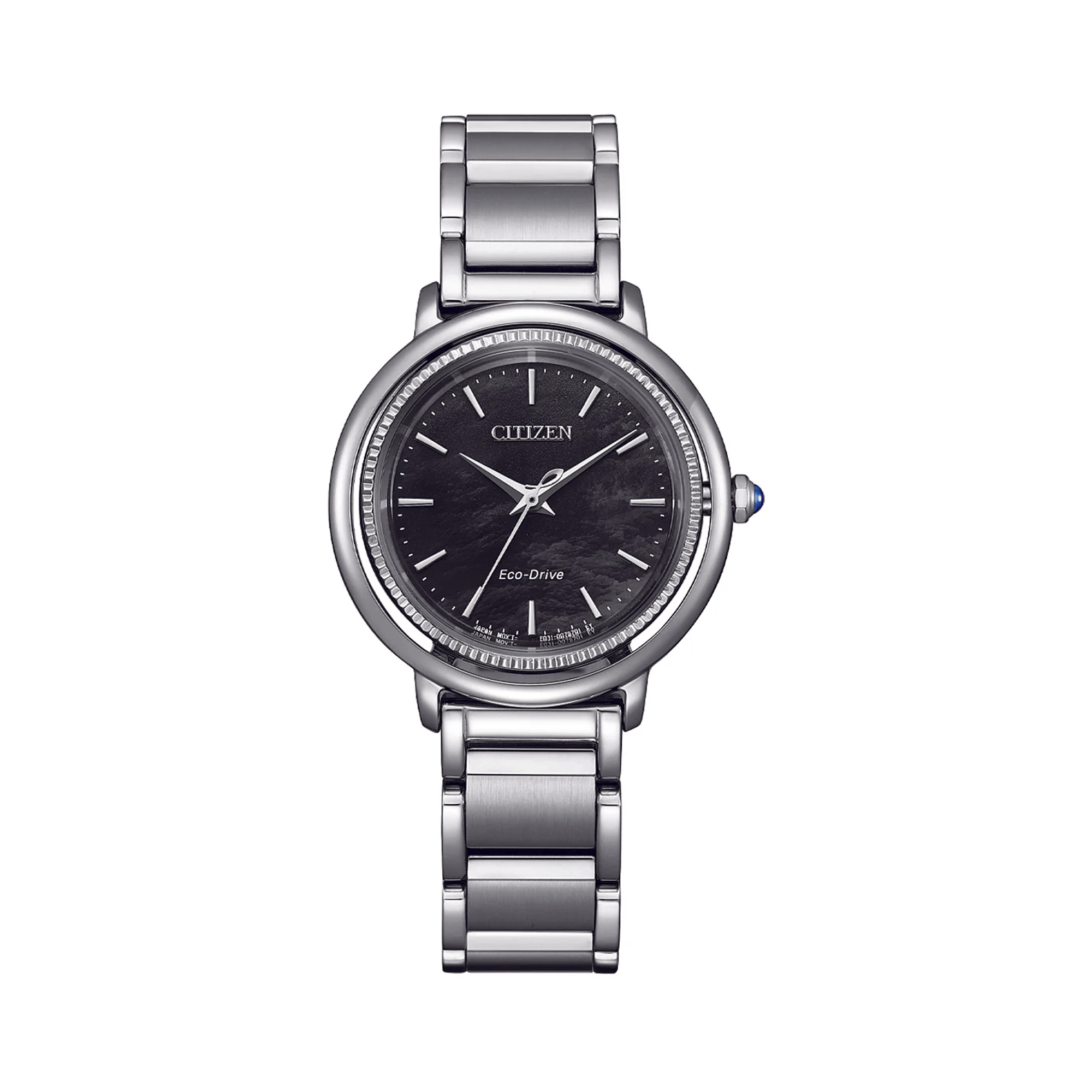 Citizen L Collection Women's 31mm Black Mother of Pearl Eco Drive Watch EM1100-84H
