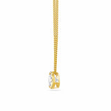 Cubic Zirconia Pendant in 9ct Yellow Gold
