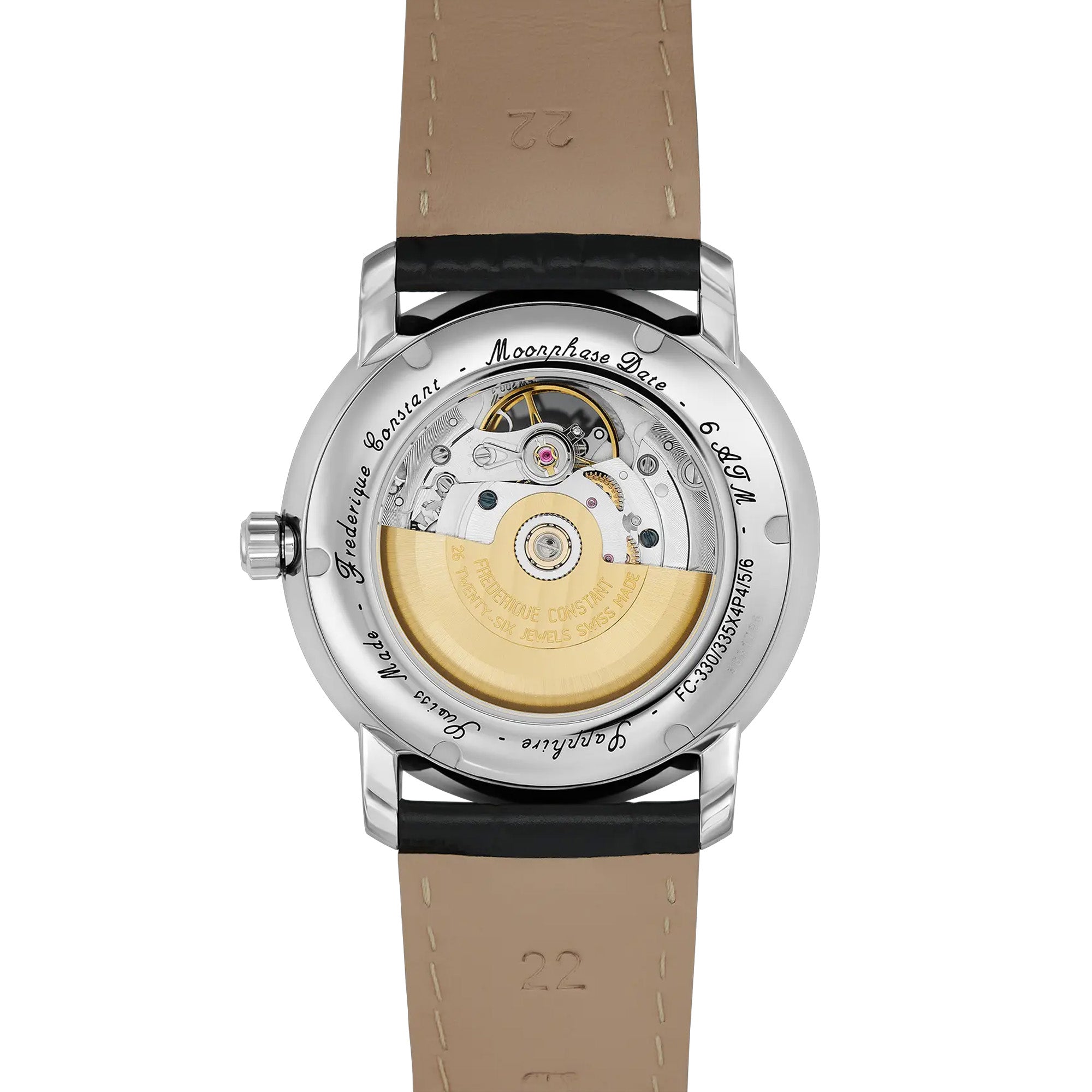 Frederique Constant Unisex 40mm Stainless Steel Automatic Watch FC-335MC4P6