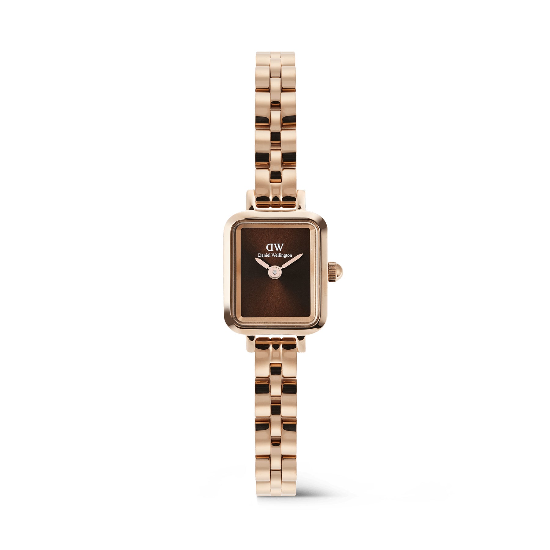 Daniel Wellington Quadro Mini Arch 3-link Amber Sunray Rose Gold