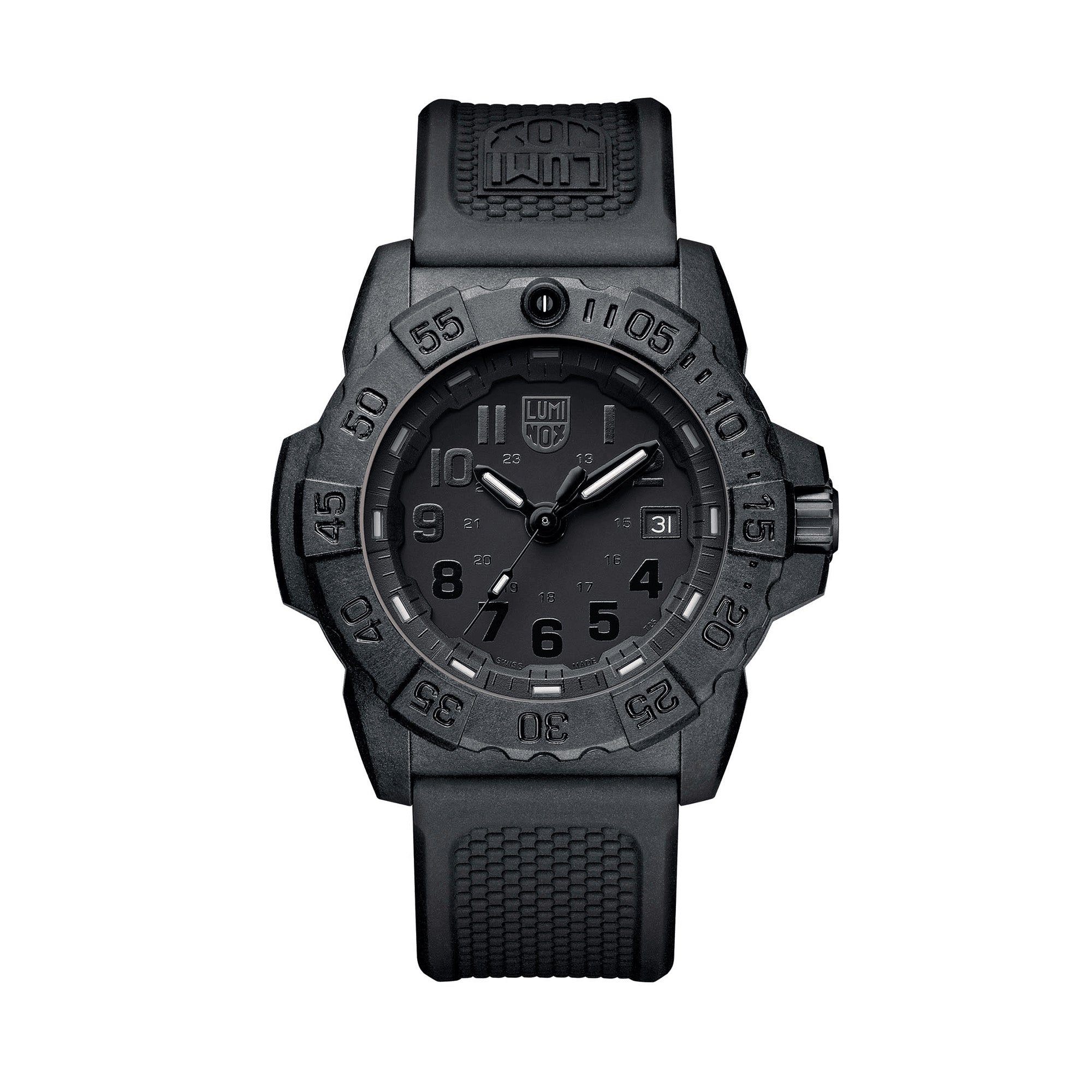 Luminox Men's Black PVD Quartz Sport Watch Black Dial