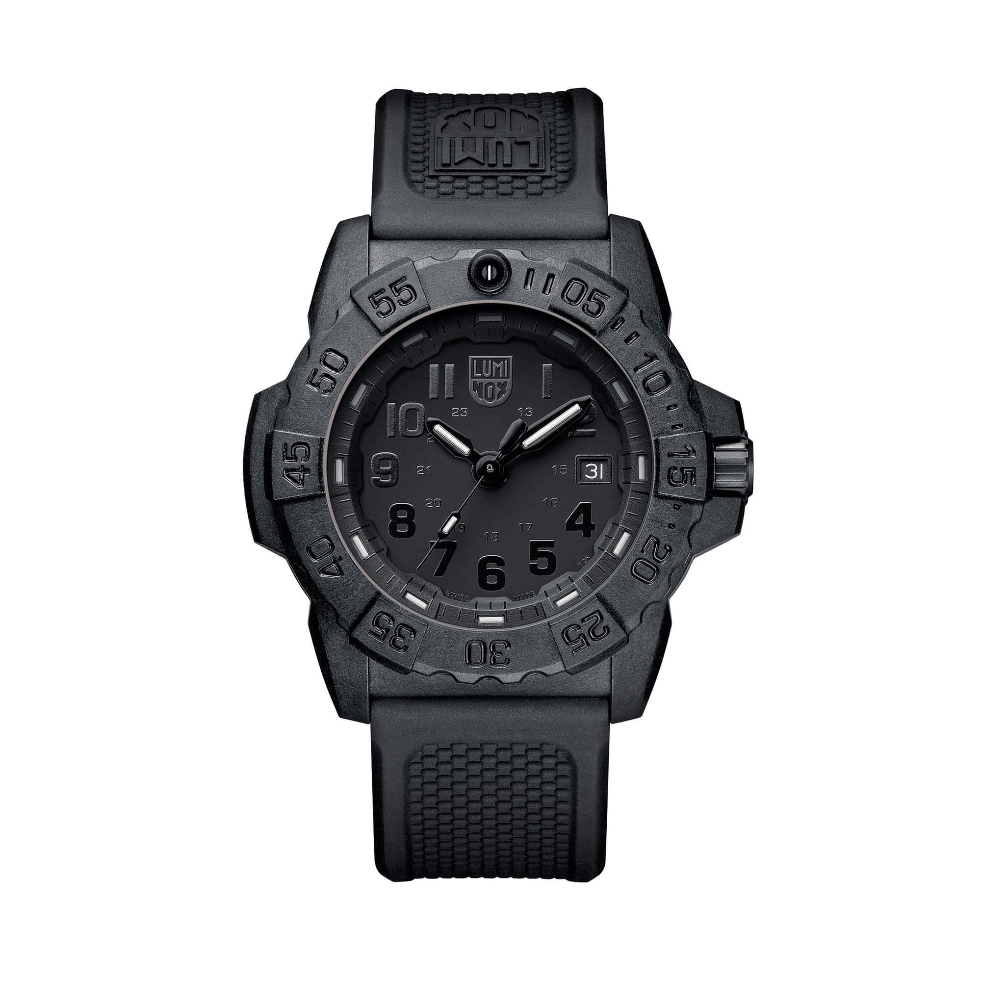 Luminox Men's Black PVD Quartz Sport Watch Black Dial