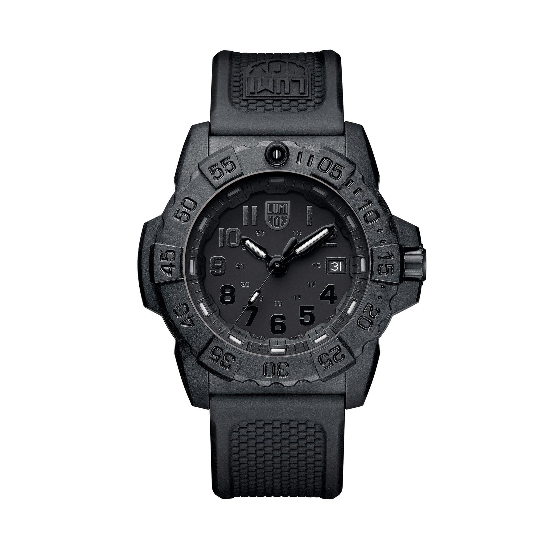 Luminox Men's Black PVD Quartz Sport Watch Black Dial