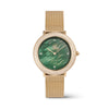 Daniel Wellington Crystalline Bezel Evergold Green Watch