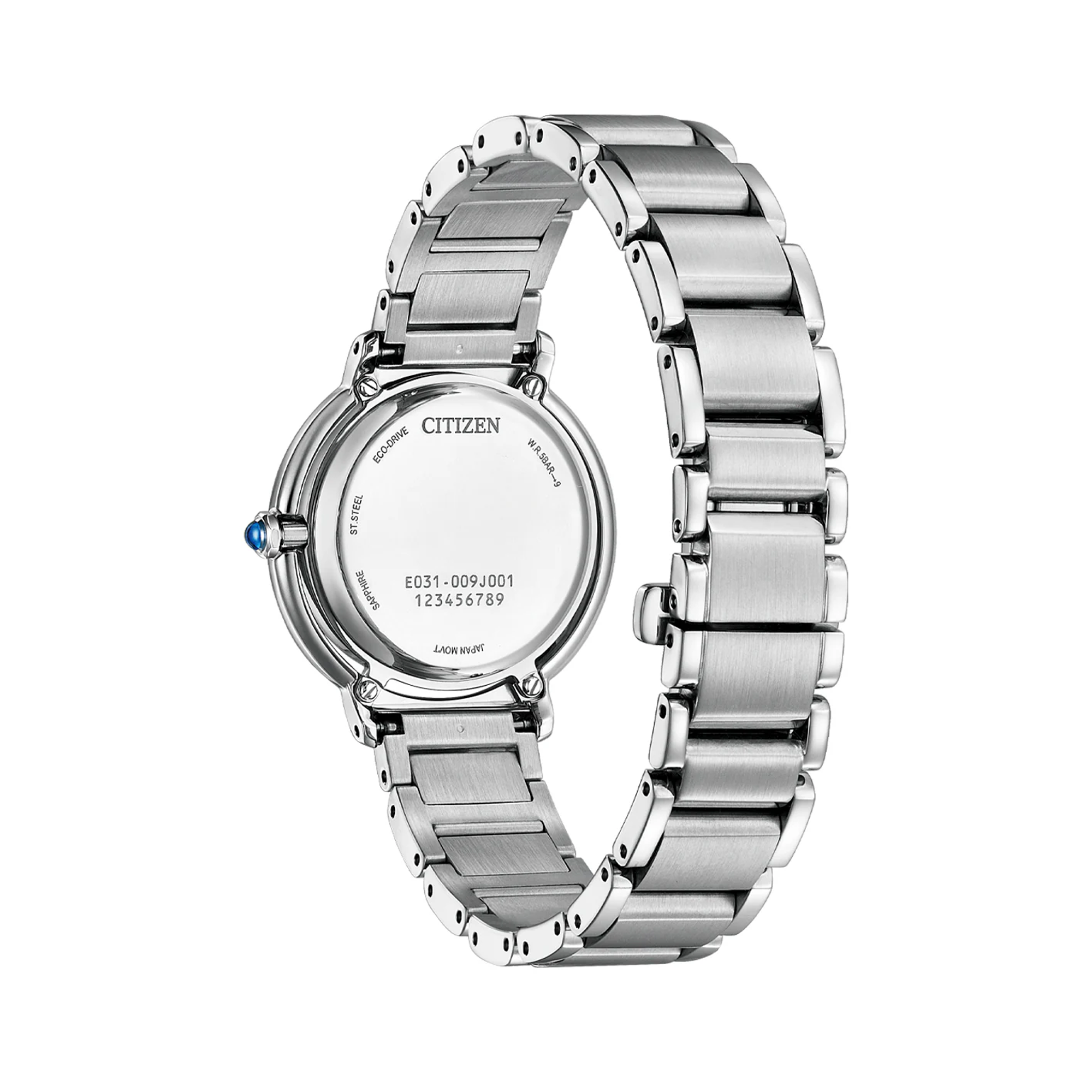 Citizen L Collection Women's 31mm Black Mother of Pearl Eco Drive Watch EM1100-84H