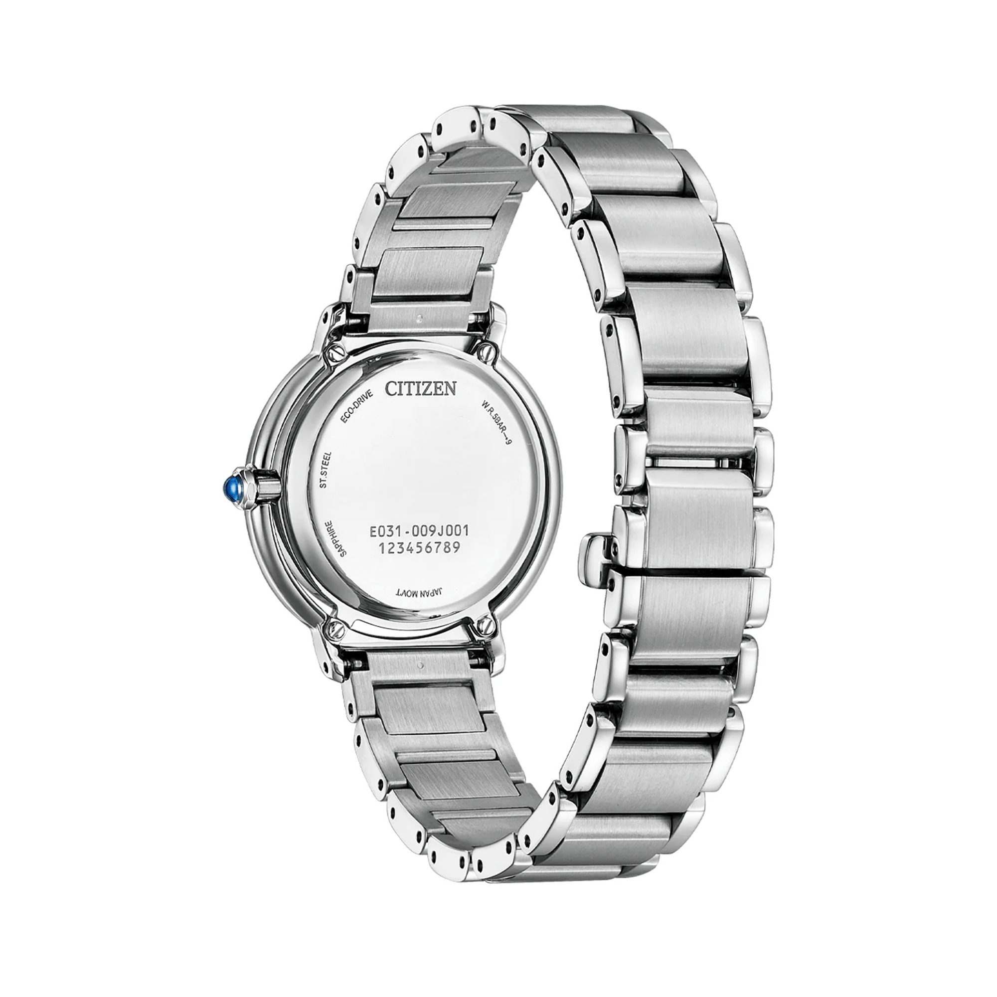 Citizen L Collection Women's 31mm Black Mother of Pearl Eco Drive Watch EM1100-84H
