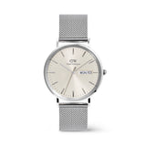 Daniel Wellington Classic Day Display Sterling Champagne Watch