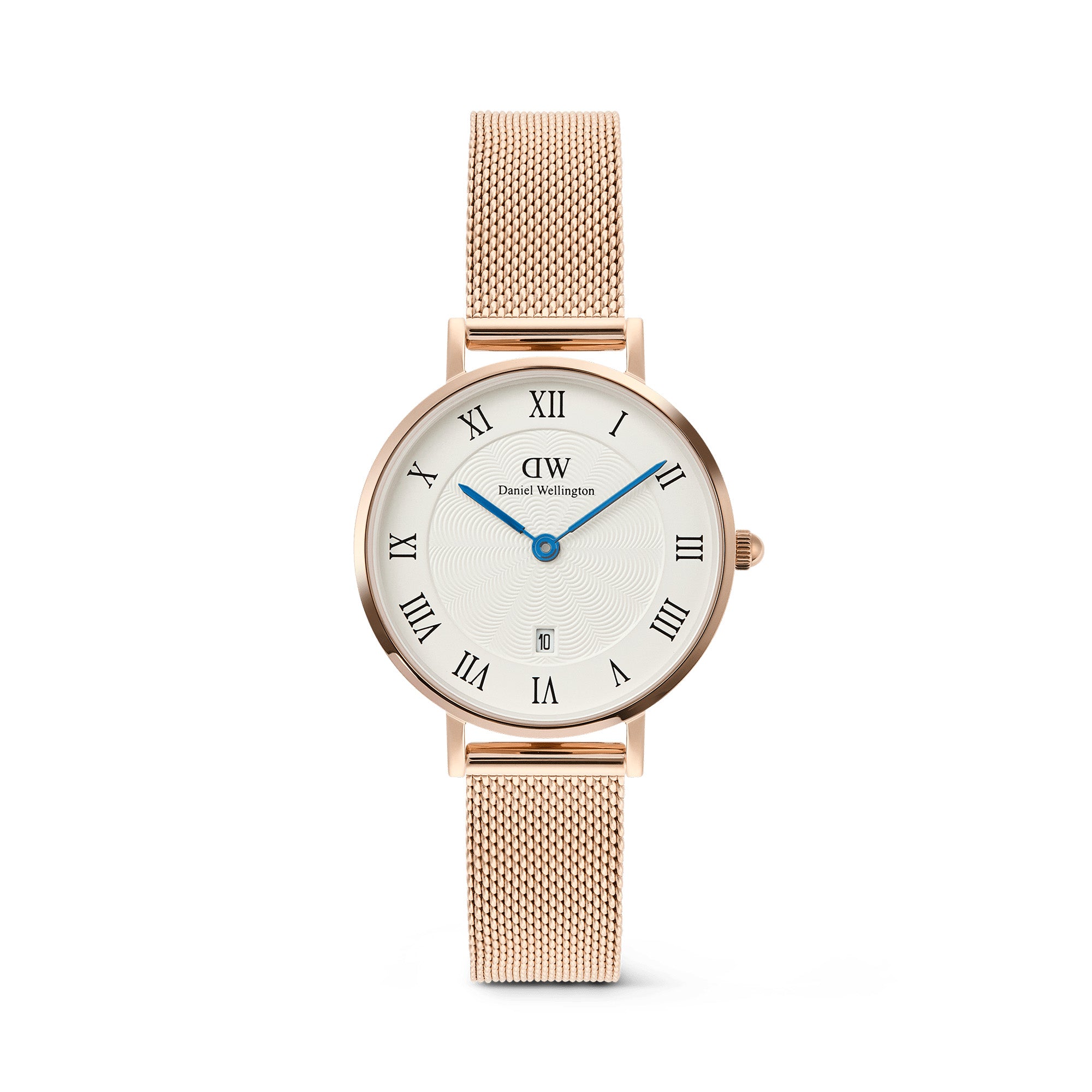 Daniel Wellington Petite Roman Numerals Date Rose Gold