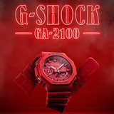 Casio G-SHOCK Men's Resin Analogue Digital Watch GA2100-4A