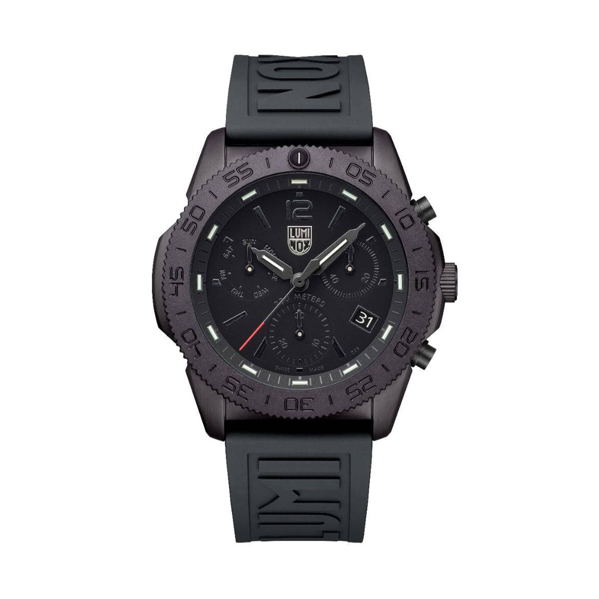Luminox Pacific Blackout Quartz Chronograph Men's 44mm Watch XS.3141.BO
