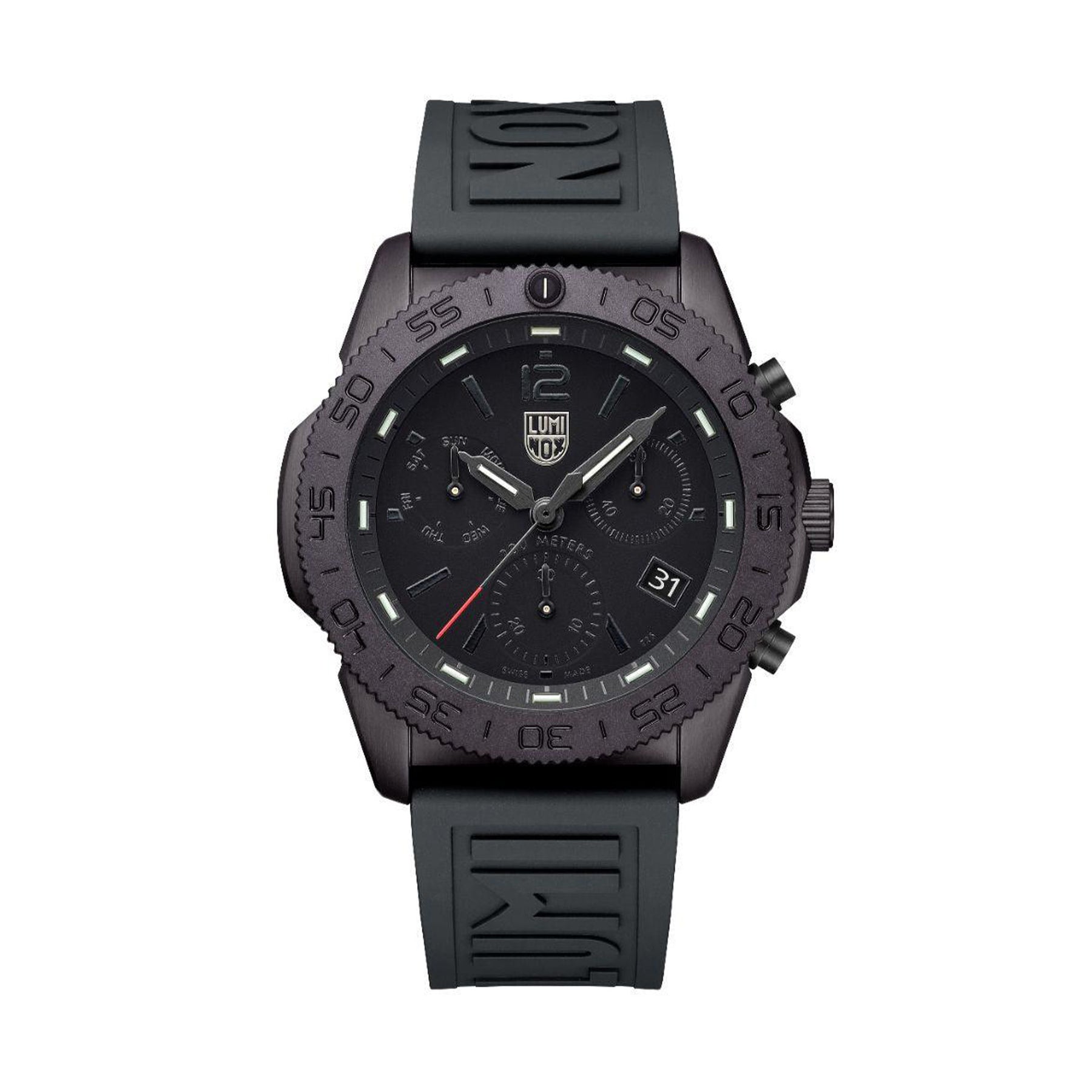 Luminox Pacific Blackout Quartz Chronograph Men's 44mm Watch XS.3141.BO
