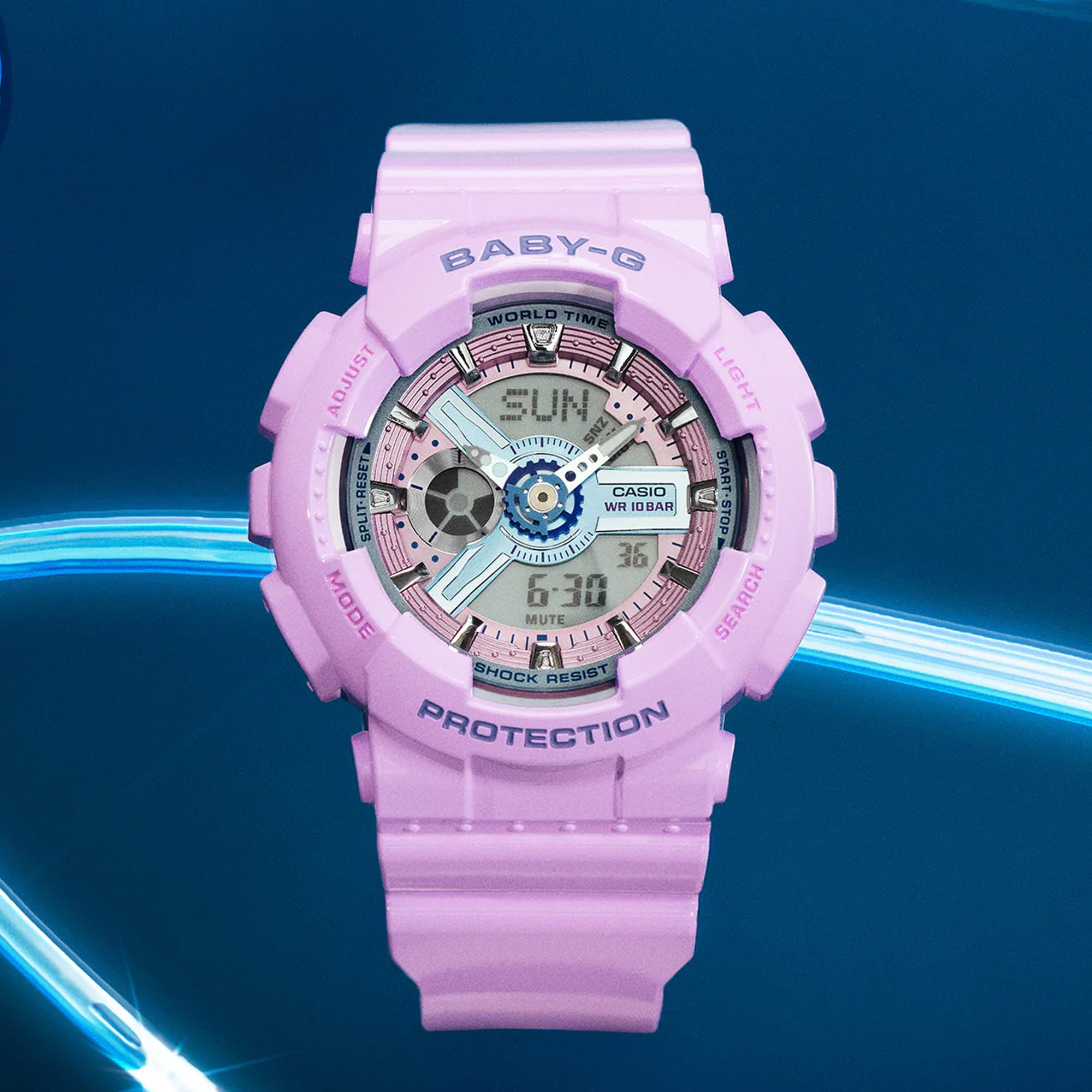 Casio Baby-G Analogue Digital Women's 43mm Watch BA110MC-6A