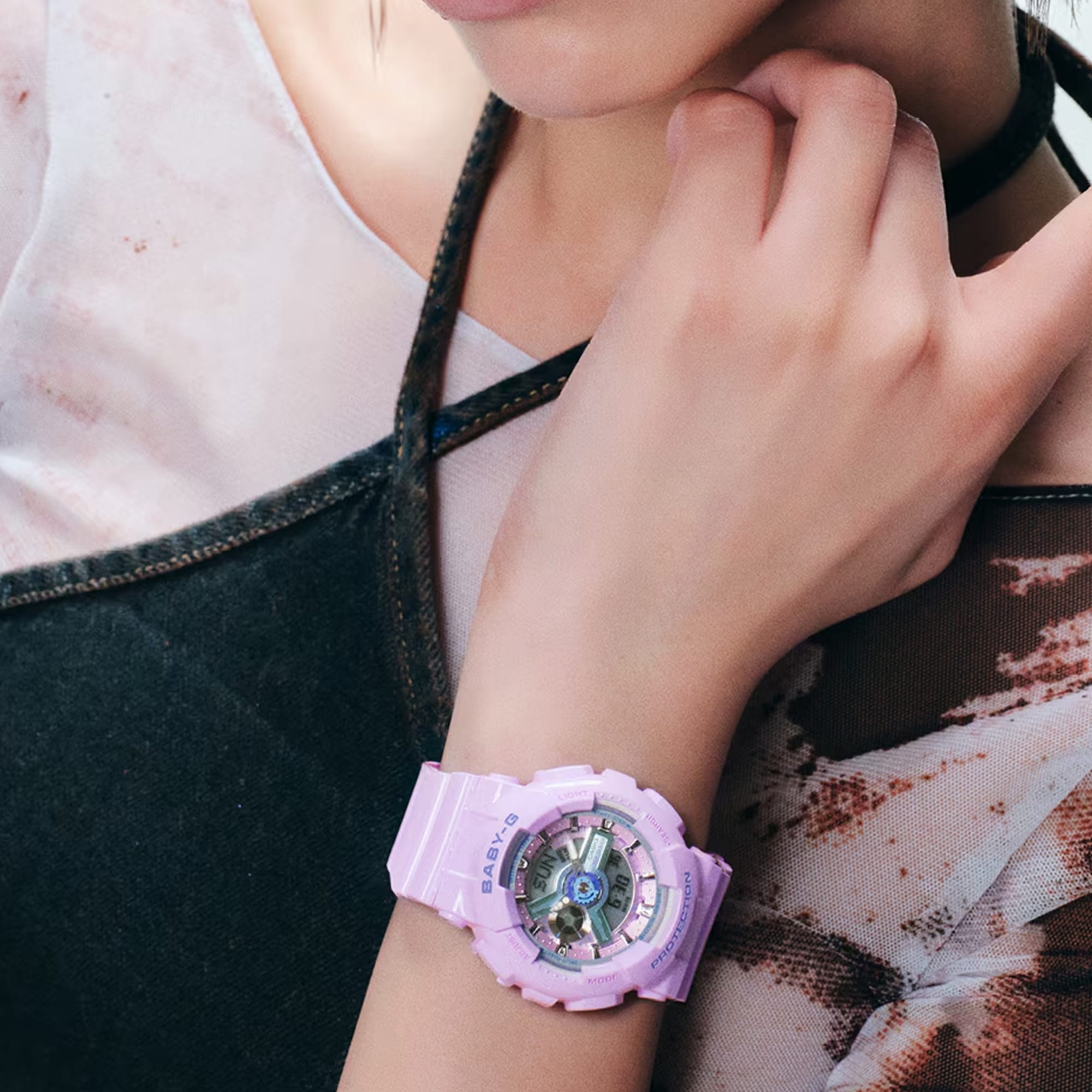 Casio Baby-G Analogue Digital Women's 43mm Watch BA110MC-6A