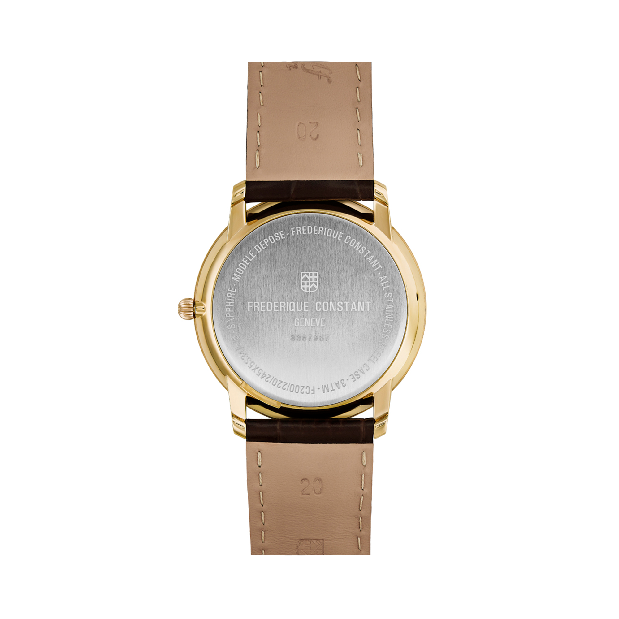 Frederique Constant Men's 39mm Stainless Steel & Yellow IP Watch FC-245M5S5