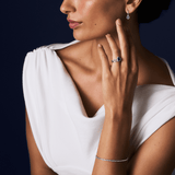 Bluebird™ Sapphire & Diamond Ring in 9ct White Gold