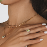 Bluebird Peridot & Diamond Pendant with Chain in 9ct Gold Chain