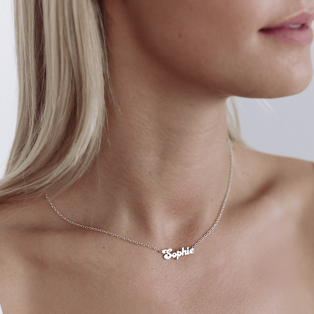Personalised Name Necklace (Banana Font)