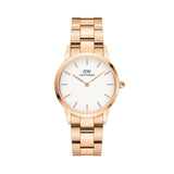 Daniel Wellington Iconic Link 32 Rose Gold & White Watch