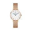 Daniel Wellington Petite Roman Numerals 28 Melrose RG White Watch