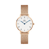 Daniel Wellington Petite Roman Numerals 28 Melrose RG White Watch