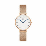 Daniel Wellington Petite Roman Numerals 28 Melrose RG White Watch