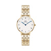 Daniel Wellington Petite Roman Numerals 28 5-Link G White Watch