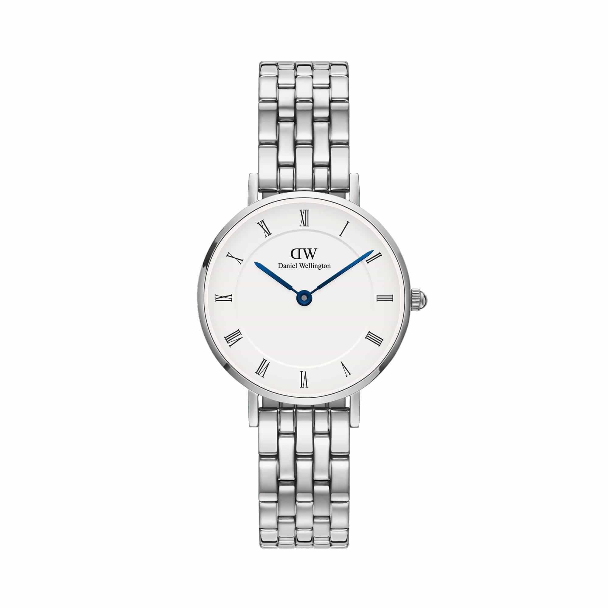 Daniel Wellington Petite Roman Numerals 28 5-Link S White Watch