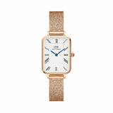 Daniel Wellington Quadro Roman Numerals 20x26 Melrose RG White Watch