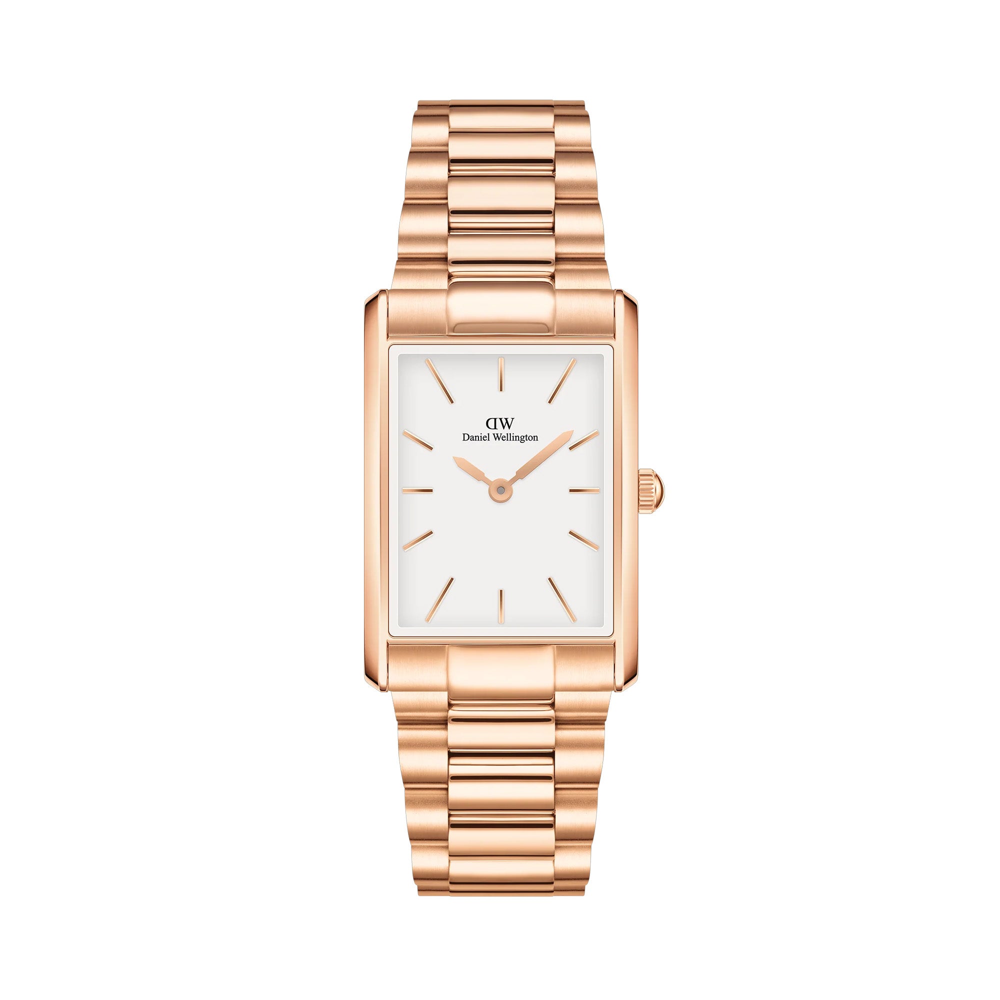 Daniel Wellington Bound 32x22 3-Link RG White Watch