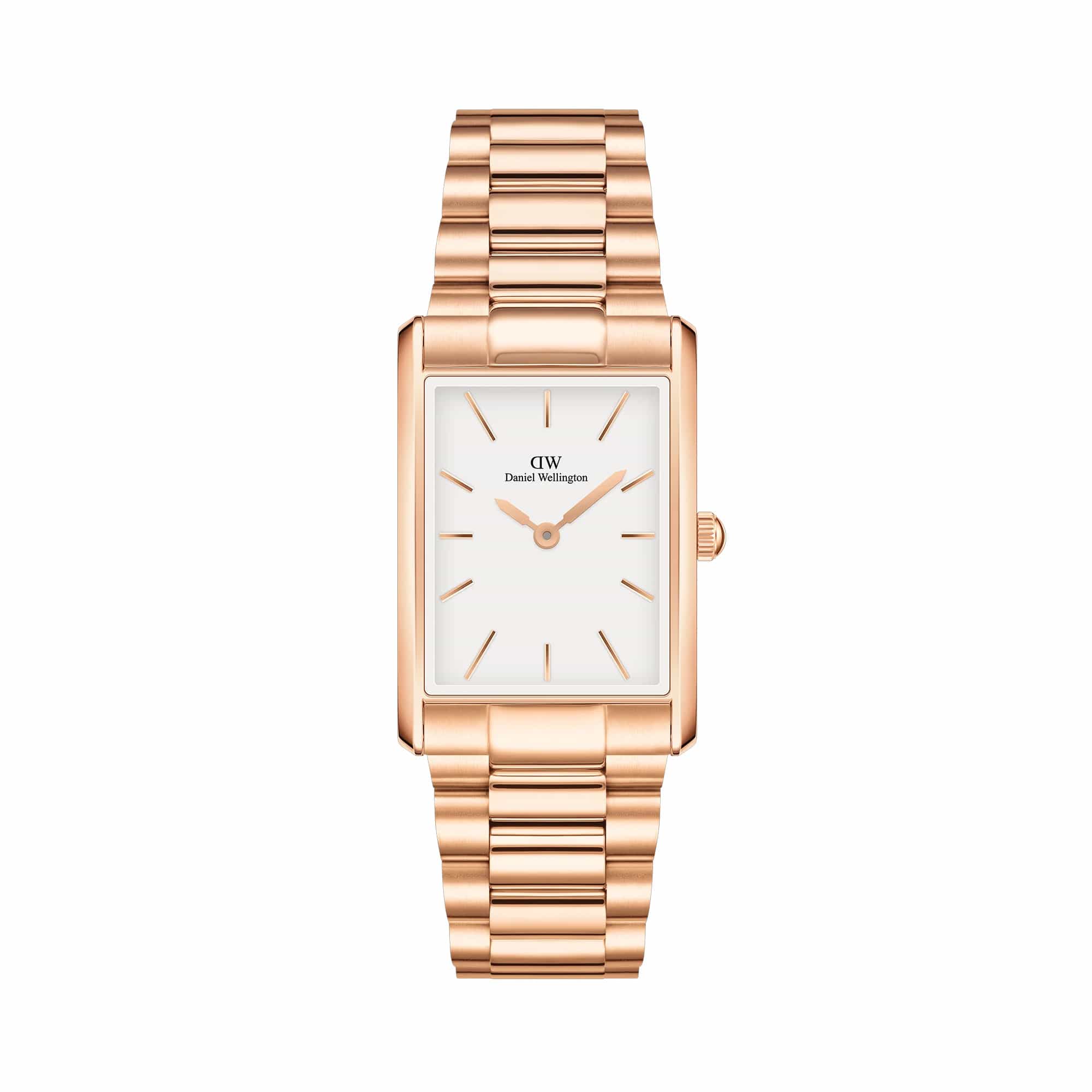 Daniel Wellington Bound 32x22 3-Link RG White Watch