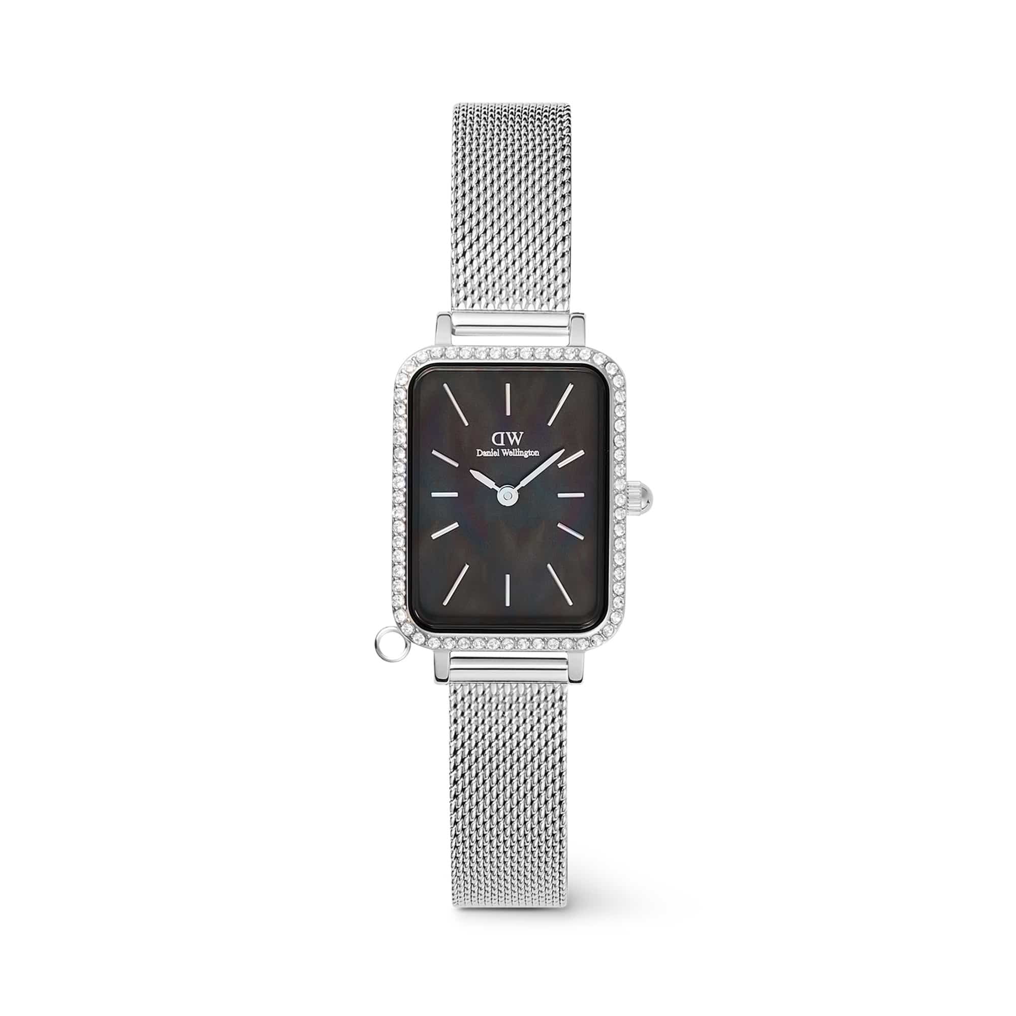 Daniel Wellington Quadro Crystal Zodiac Sterling Watch