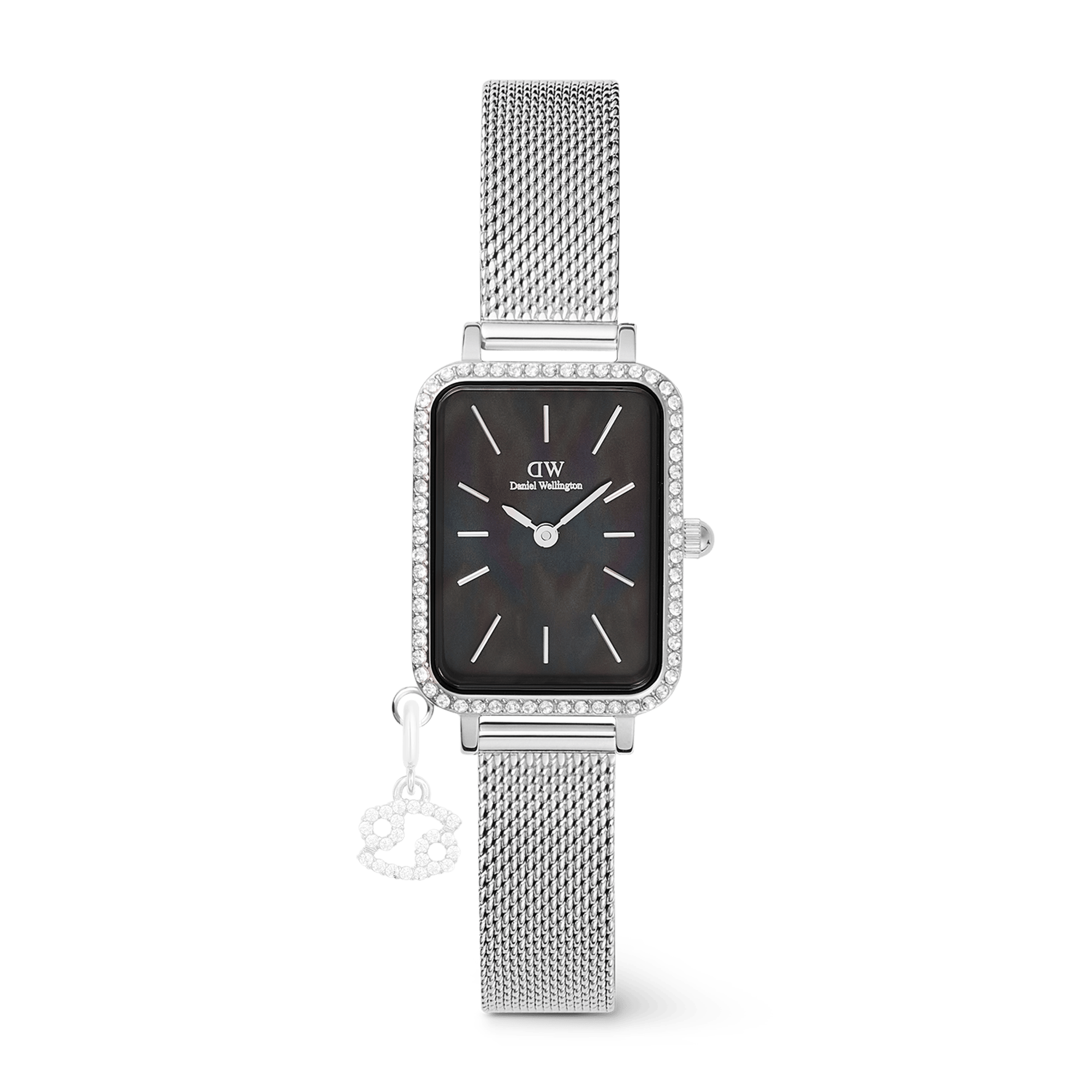 Daniel Wellington Quadro Crystal Zodiac Sterling Watch