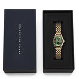 Front view of the Daniel Wellington Ophelia Mini Women’s 22mm Quartz Watch DW00100804 in box
