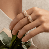 1.00ct TW Diamond Pavé Dome Ring in 9ct Yellow Gold
