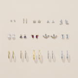 Double Freshwater Earrings in 9ct Yellow Gold
