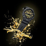 Casio G-Shock Analogue Digital Men's Watch GA010GB-1A9 - with resin pin buckle band