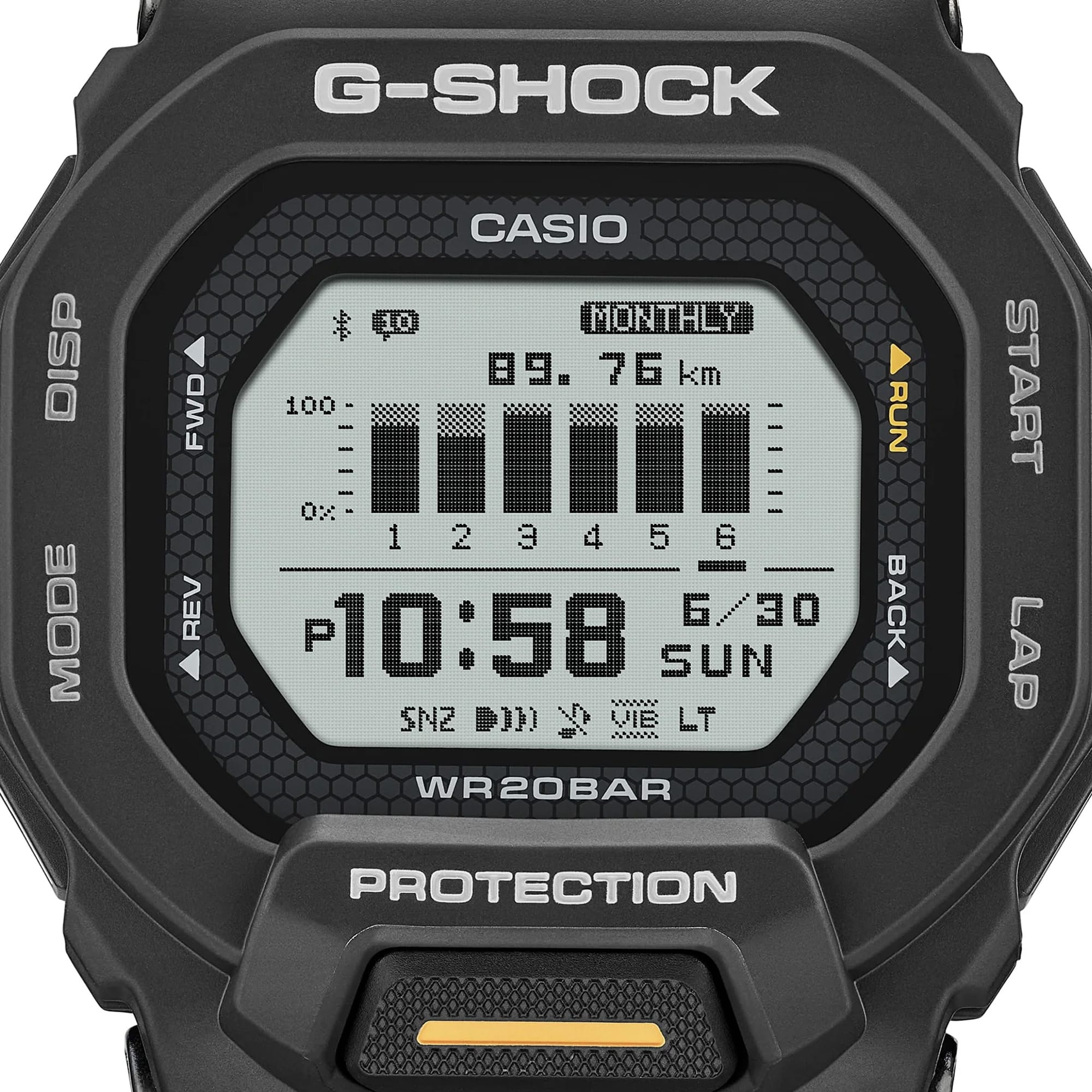 Casio G-Shock G-Squad GBD200-1A1 Digital Sport Watch | Wallace Bishop