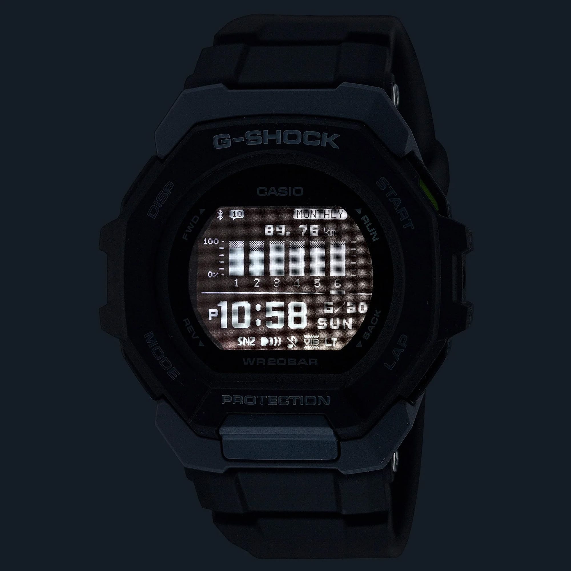 Casio G-Shock G-Squad GBD300-1 Digital Sport Watch | Wallace Bishop